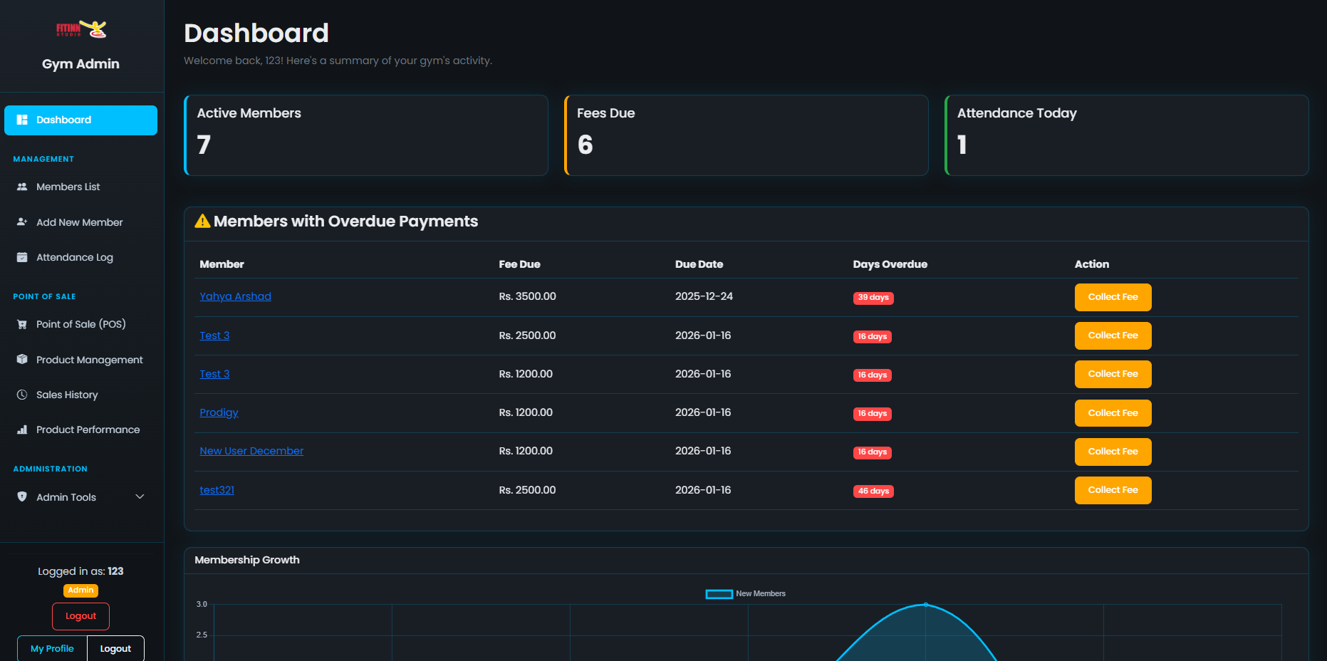 Gym Management System